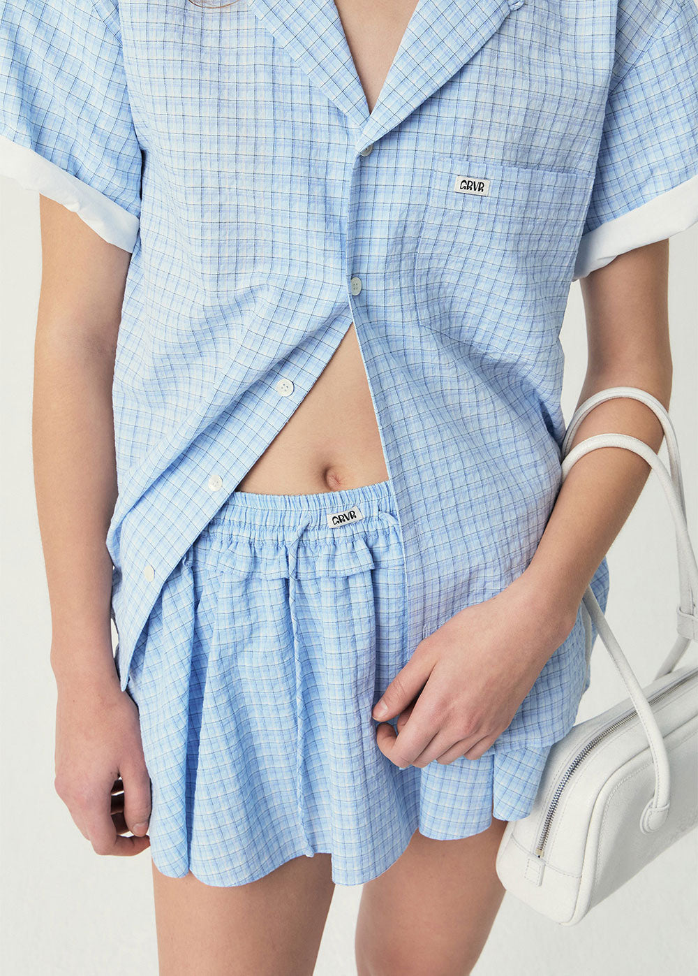 MADISON CHECK SKIRT-PANTS