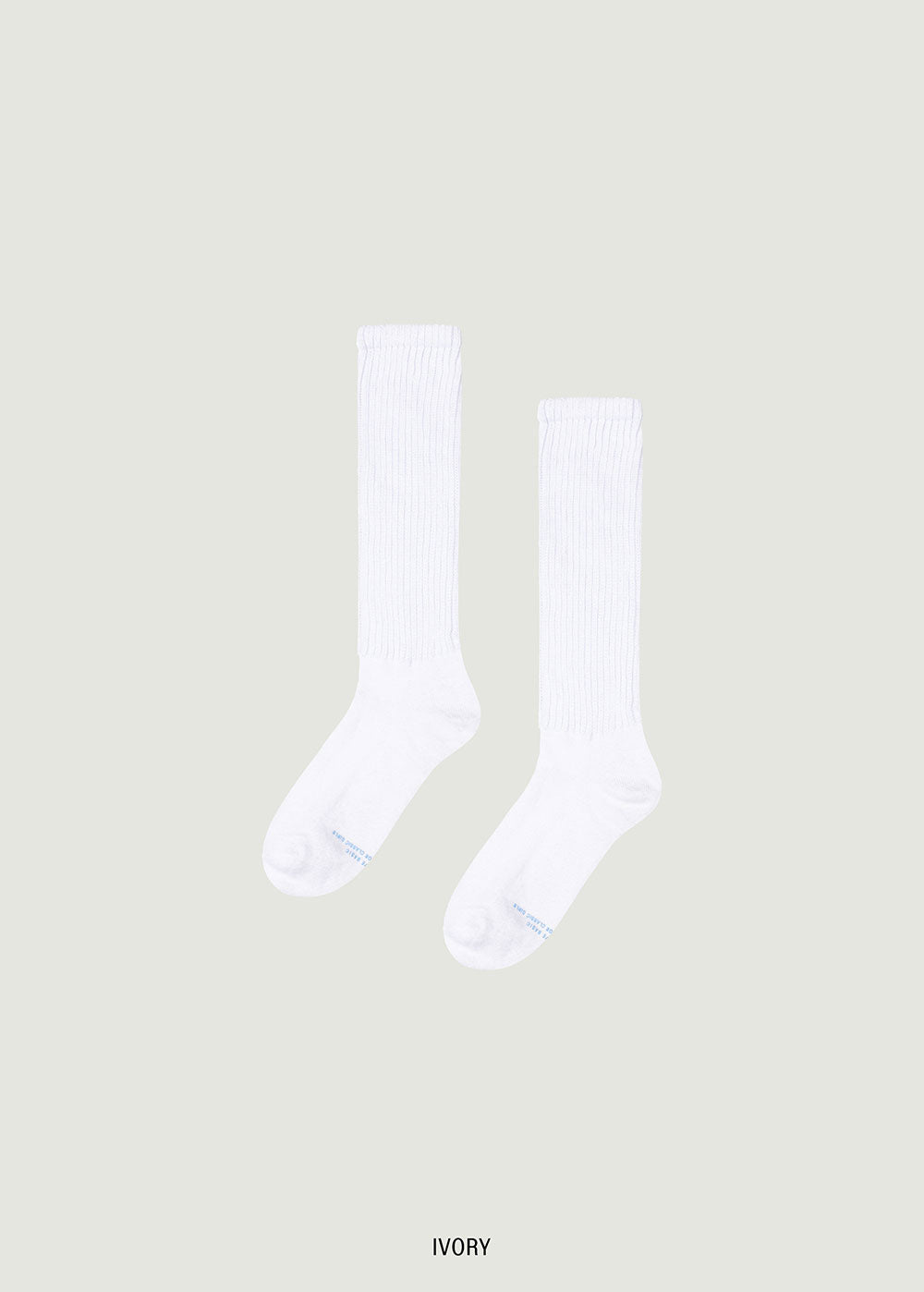 GRVB_Solid Half Ribbed Socks