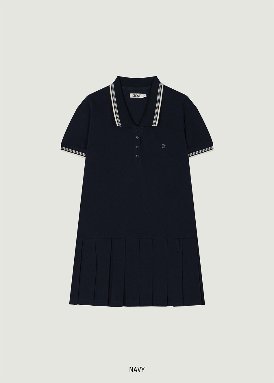 SAGE PIQUE ONE-PIECE