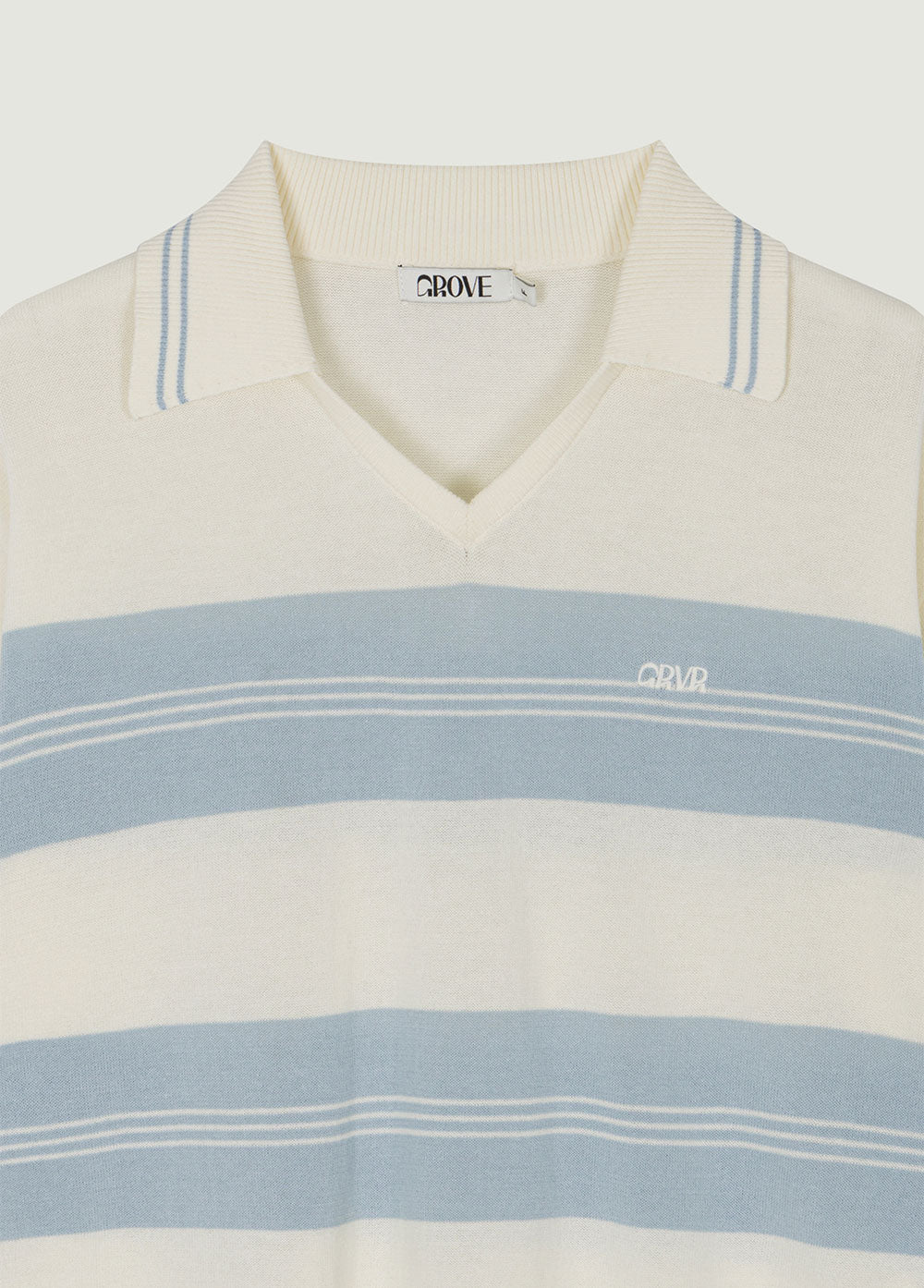 ELFIN STRIPE COLLAR KNIT