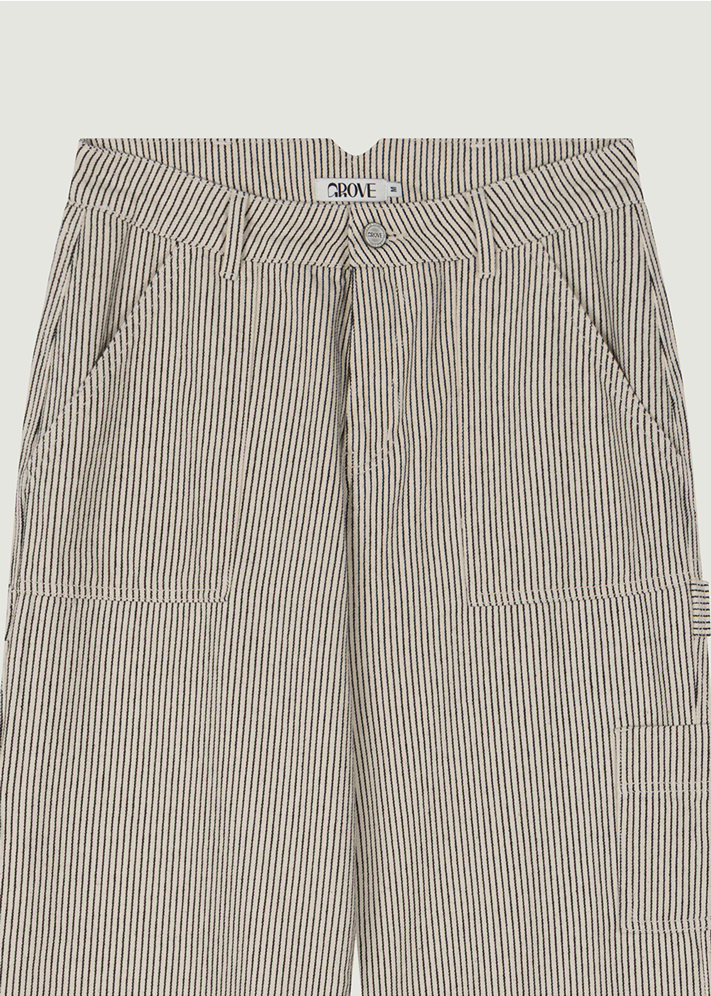 CORA STRIPE WORK PANTS