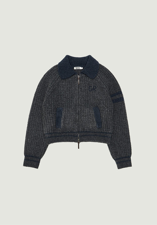 LUS COWICHAN KNIT ZIP-UP