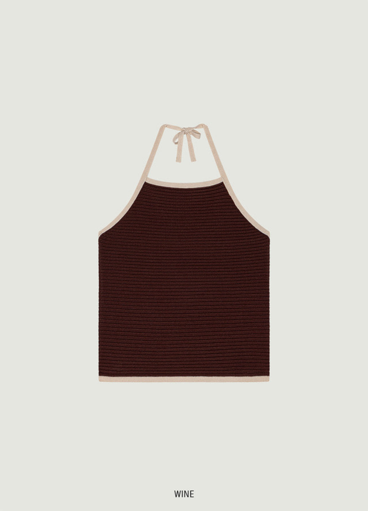 AIRY HALTERNECK TOP