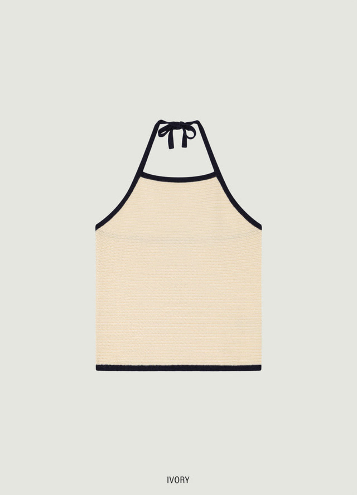 AIRY HALTERNECK TOP