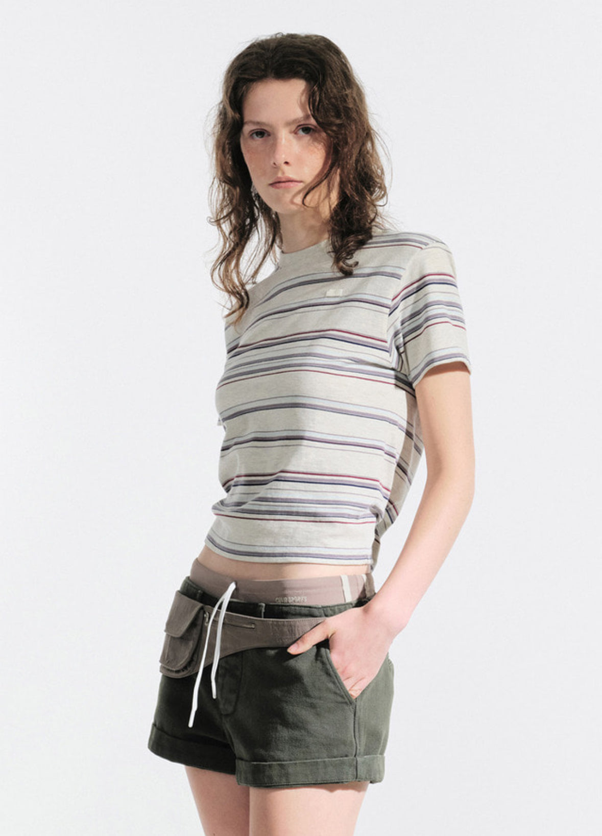 SOL STRIPE T-SHIRT