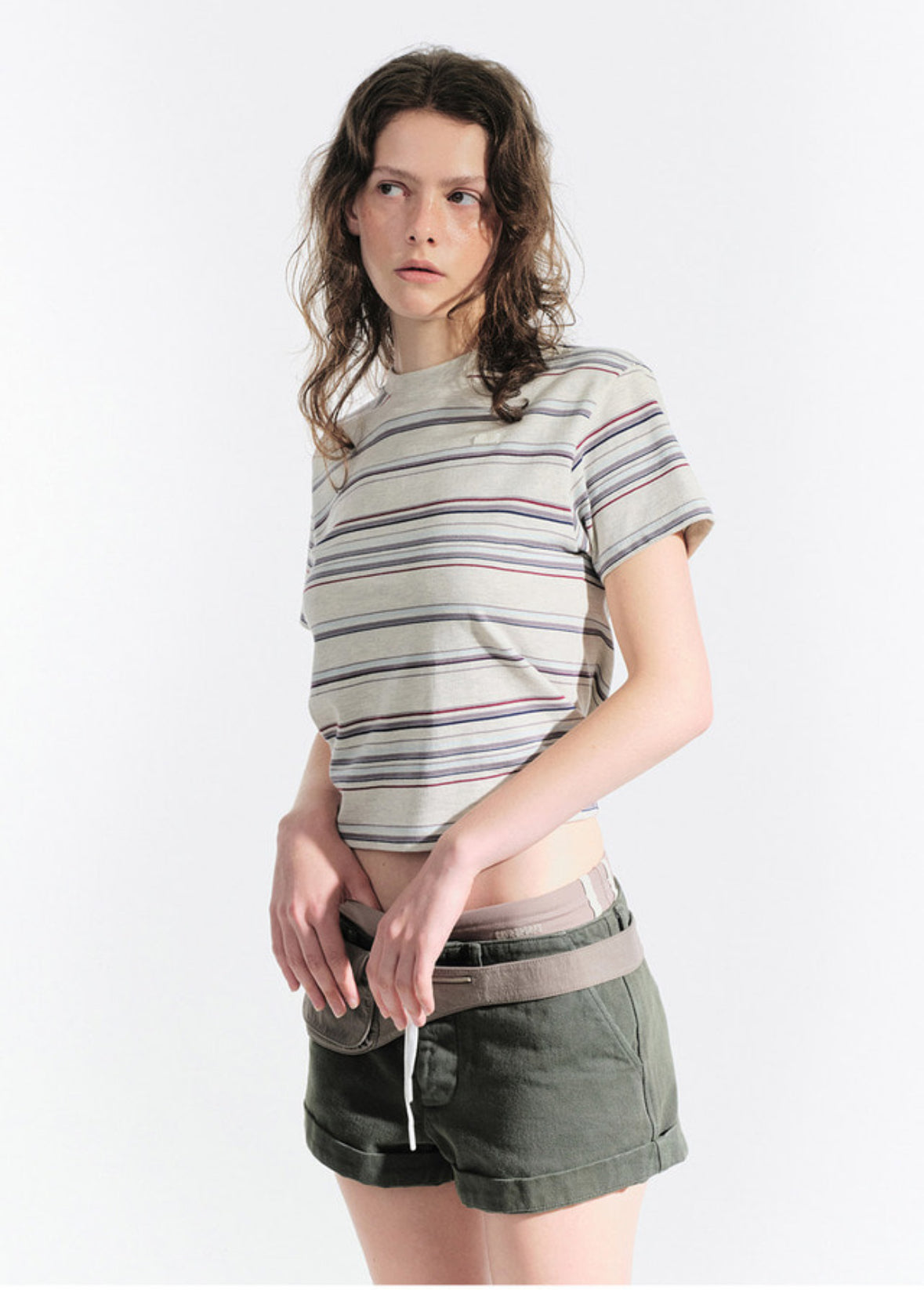 SOL STRIPE T-SHIRT