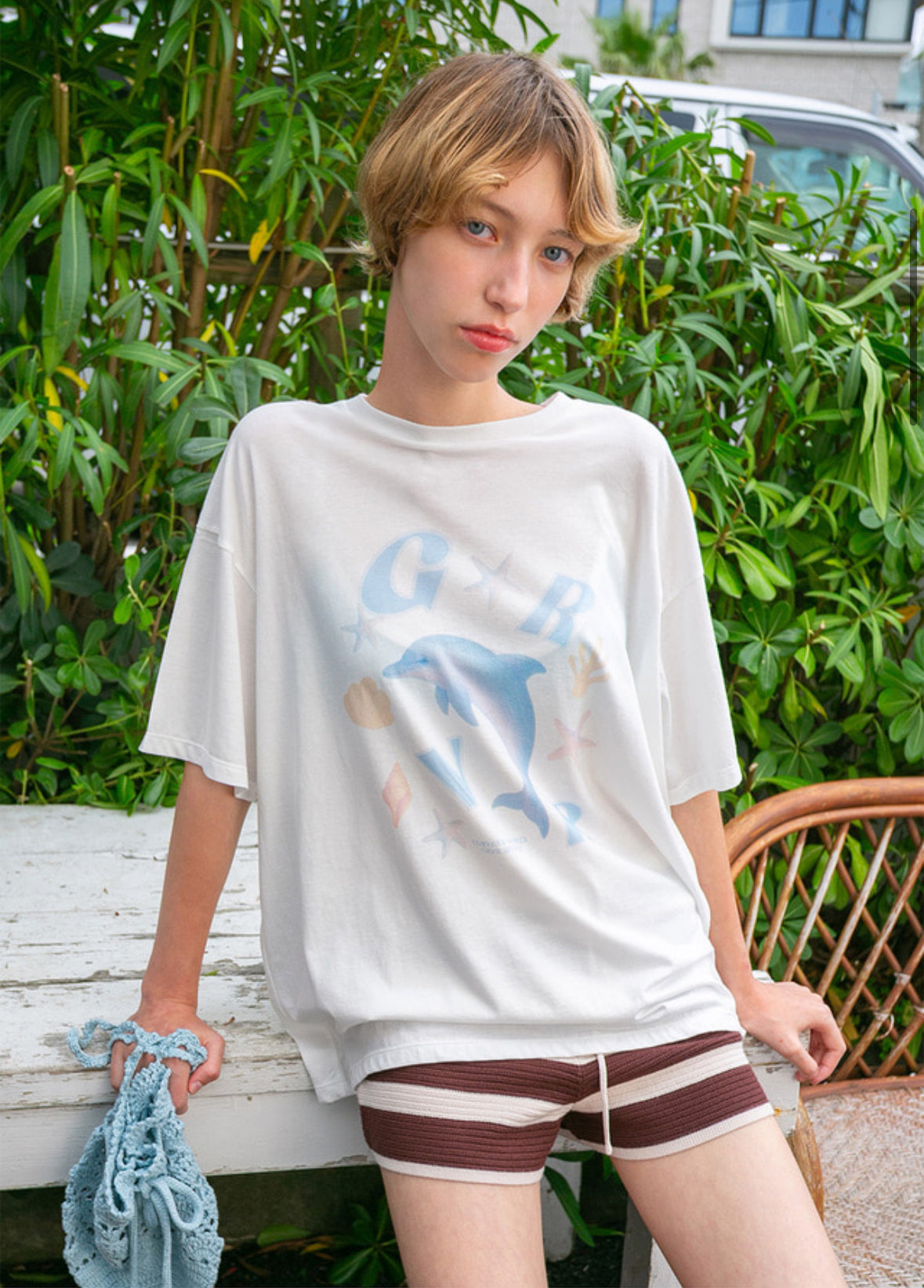 ALOHA DOLPINE T-SHIRT