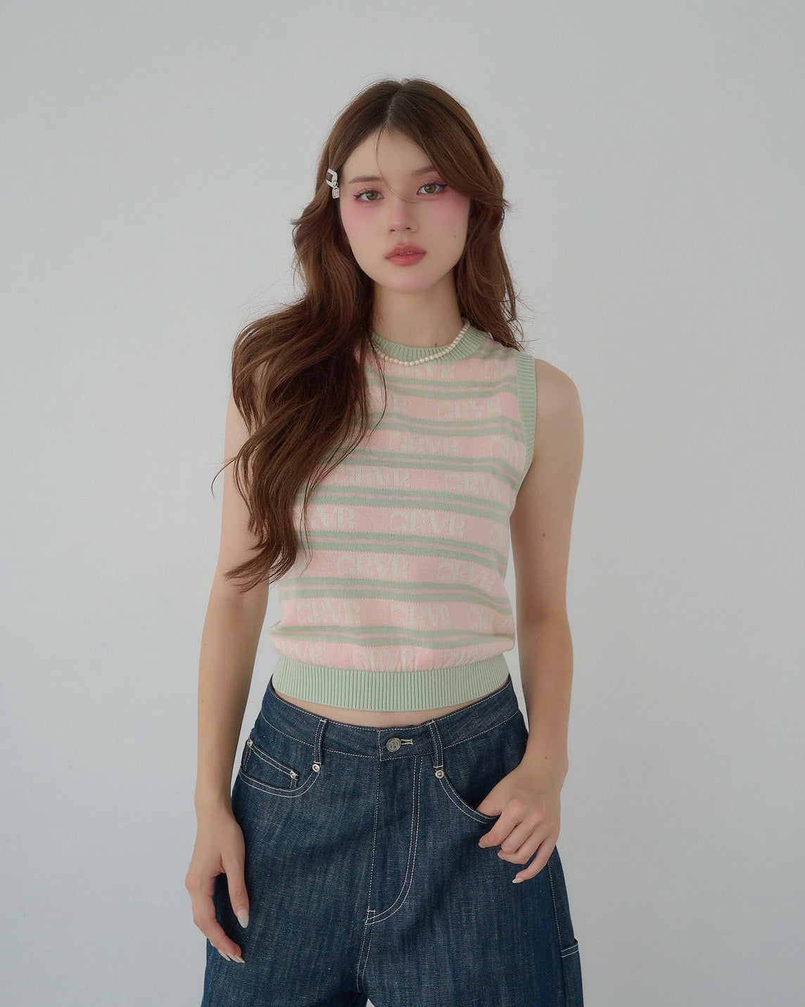 トップス GROVE | GRVR LINEAR VEST GRVR LINEAR VEST