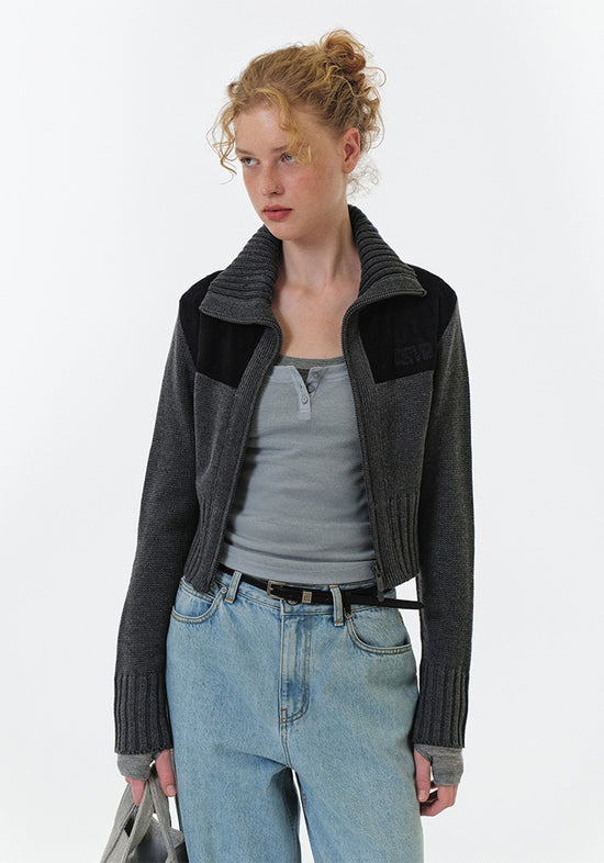 RIO KNIT TURTLENECK JACKET