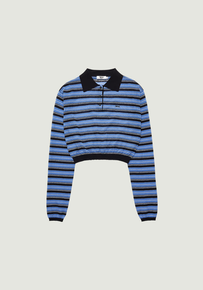 ESTHER STRIPE COLLAR KNIT