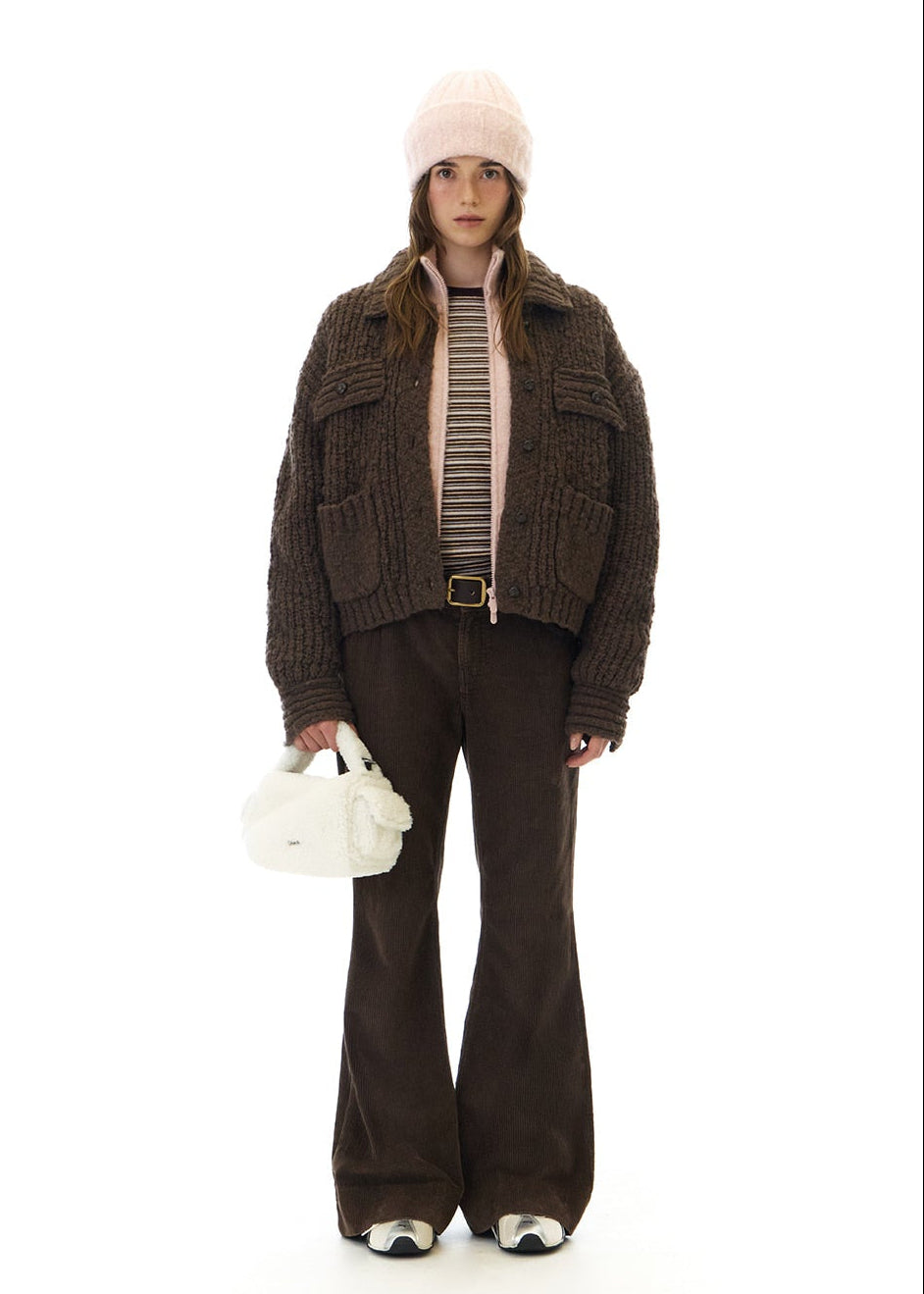 AURORA COLLAR KNIT JACKET