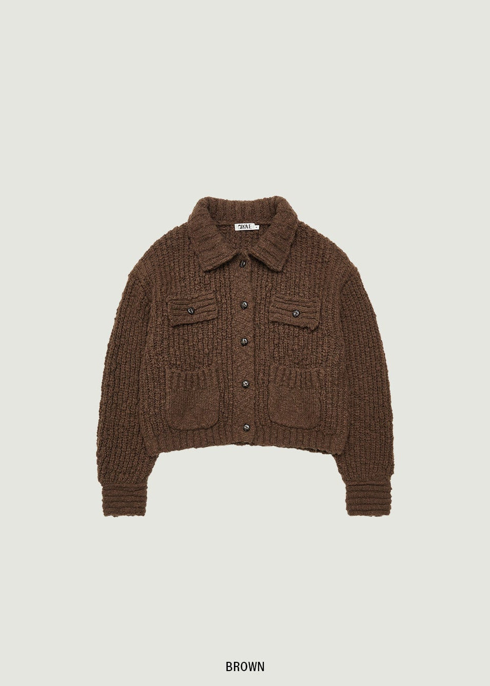 AURORA COLLAR KNIT JACKET