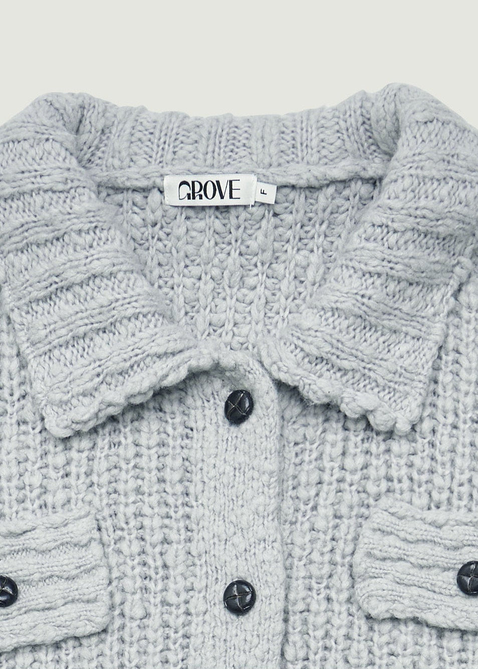 AURORA COLLAR KNIT JACKET