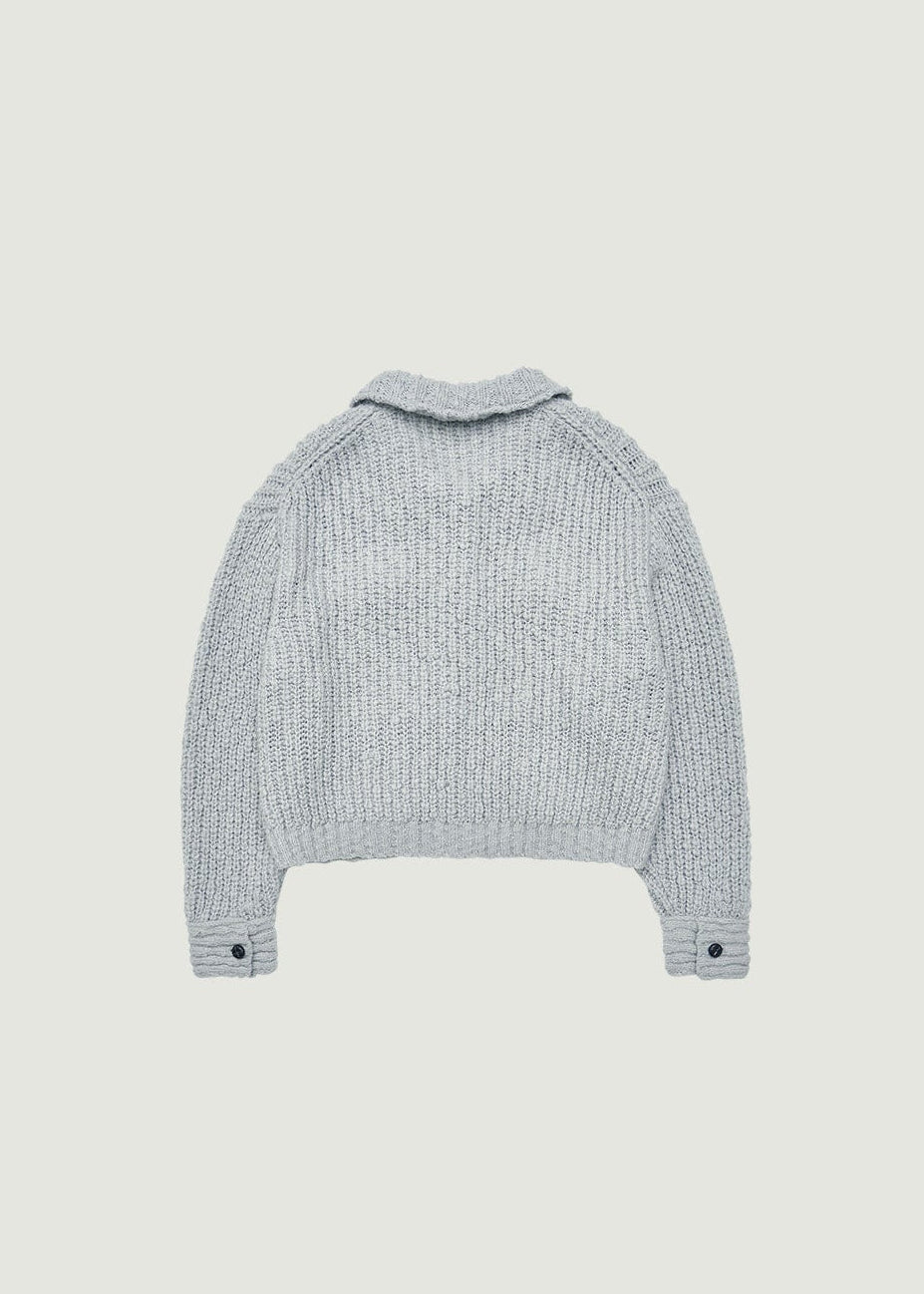 AURORA COLLAR KNIT JACKET