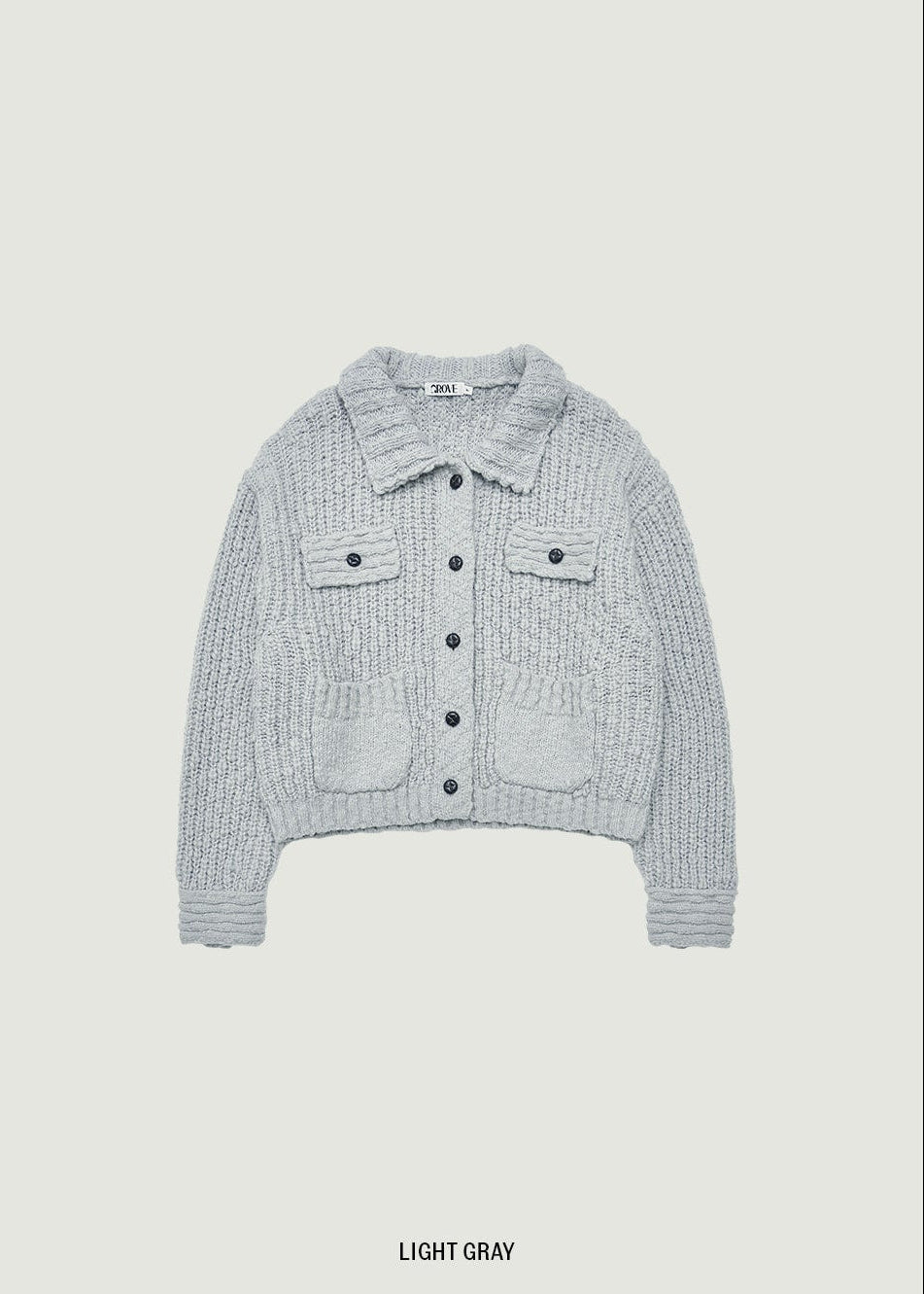 AURORA COLLAR KNIT JACKET