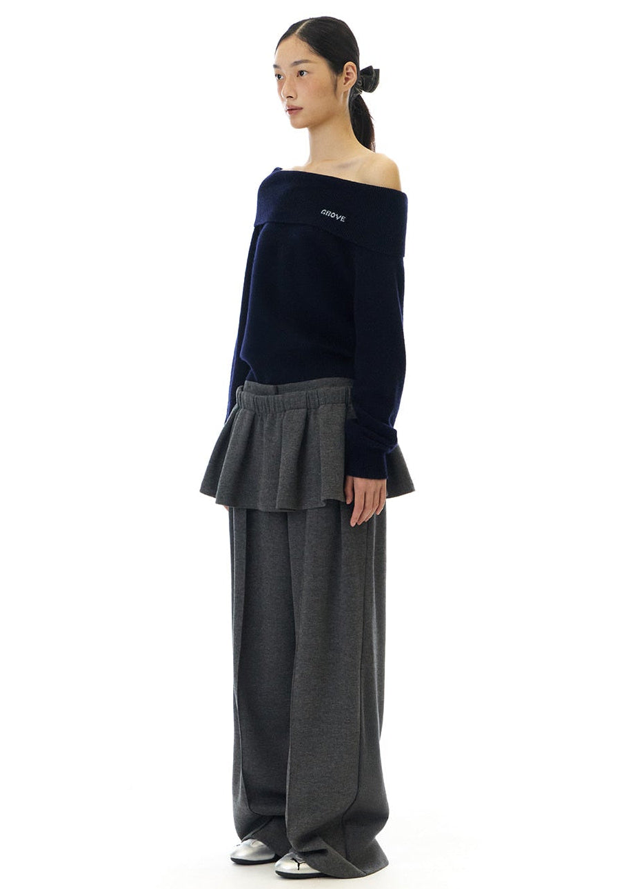 BLAIRE OFF-SHOULDER KNIT