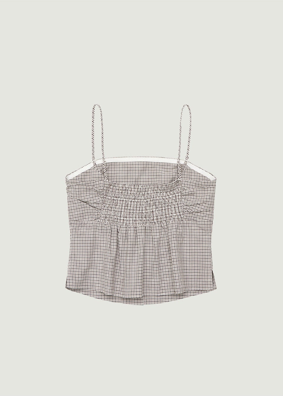 BLAINE CHECK SLEEVELESS
