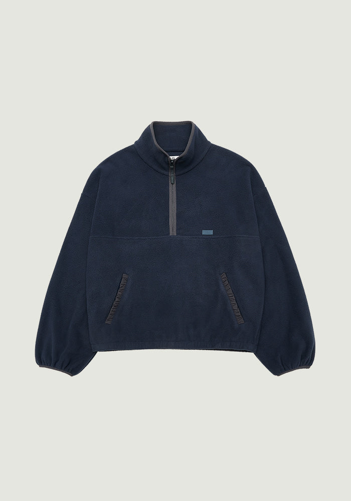 GRVR GROVE HAILEY FLEECE HALF ZIP-UP 韓国 HAILEY FLEECE HALF ZIP-UP – GRVR