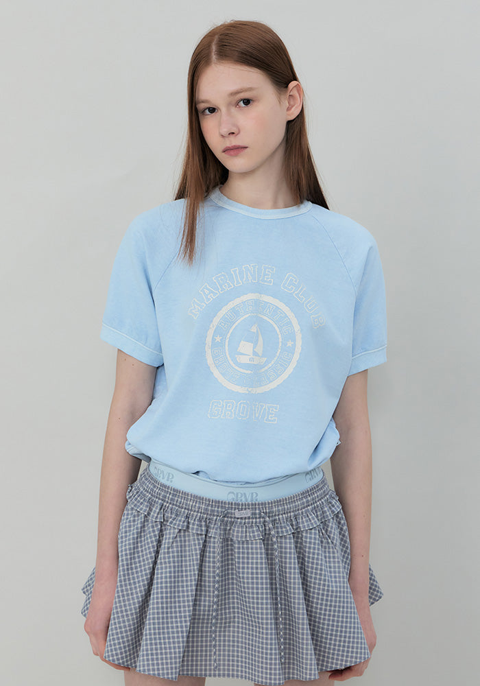GROVE ♥ GROVE MARINE CLUB T-SHIRT /追跡付 GROVE】 GROVE MARINE CLUB T-SHIRT / 追跡付 (GROVE/Tシャツ