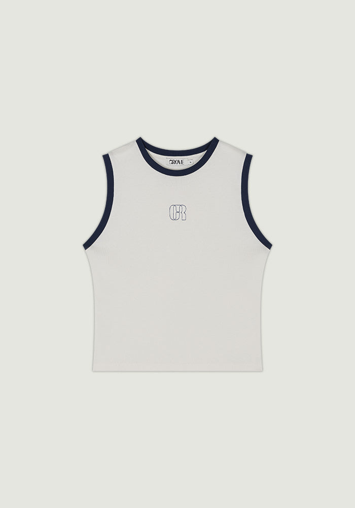 GR RINGER SLEEVELESS TOP