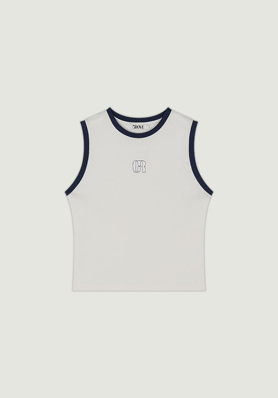 GR RINGER SLEEVELESS TOP