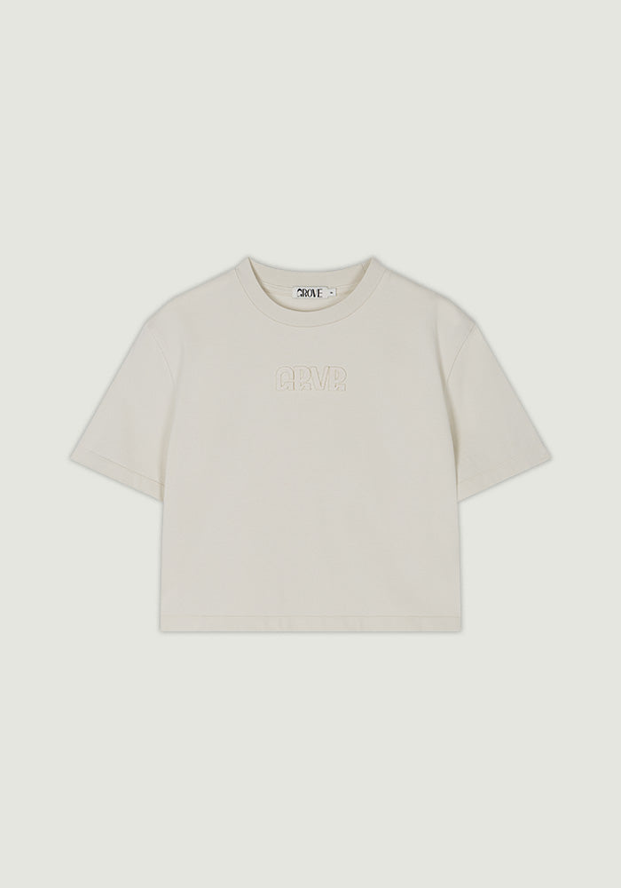 GRVR APPLIQUE T-SHIRT