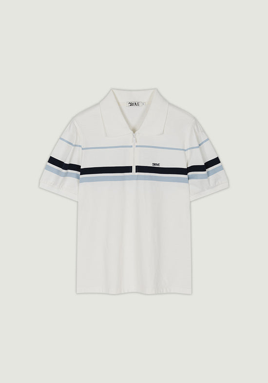 LIAM HALF ZIP-UP COLLAR T-SHIRT