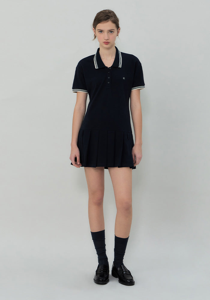 SAGE PIQUE ONE-PIECE