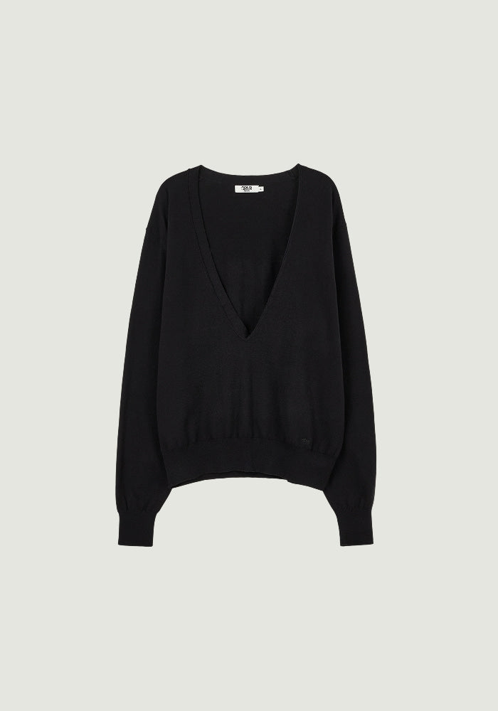 RIEL V-NECK KNIT（発送予定：10月上旬~）