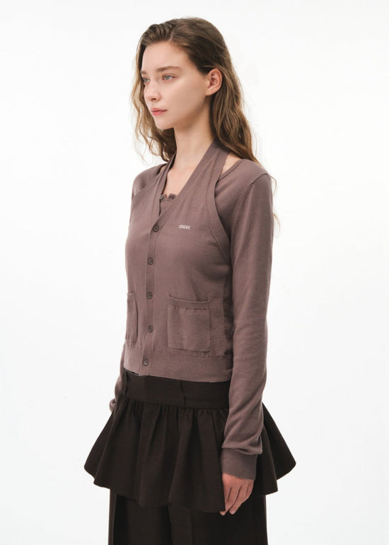 TILDA HALTER CARDIGAN