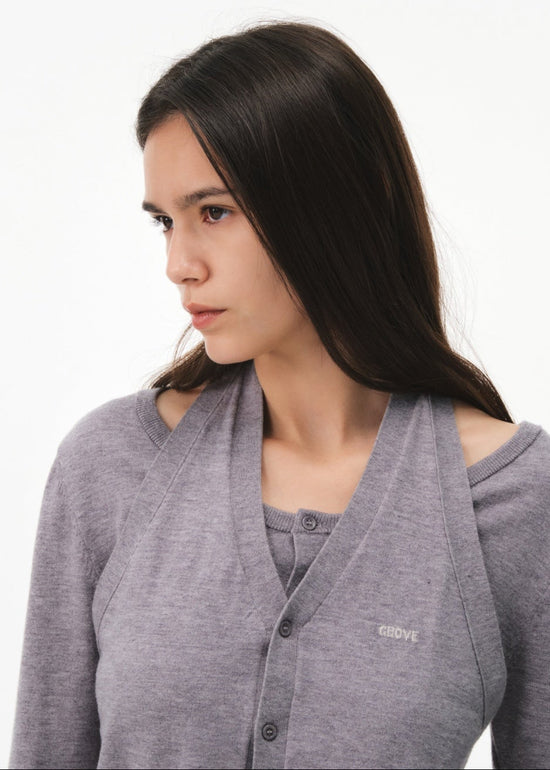 TILDA HALTER CARDIGAN