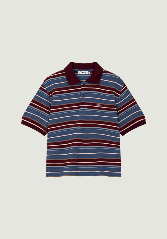 25SS CARELL STRIPE PIQUE SHIRT
