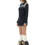 ZARIA CABLE KNIT ZIP-UP