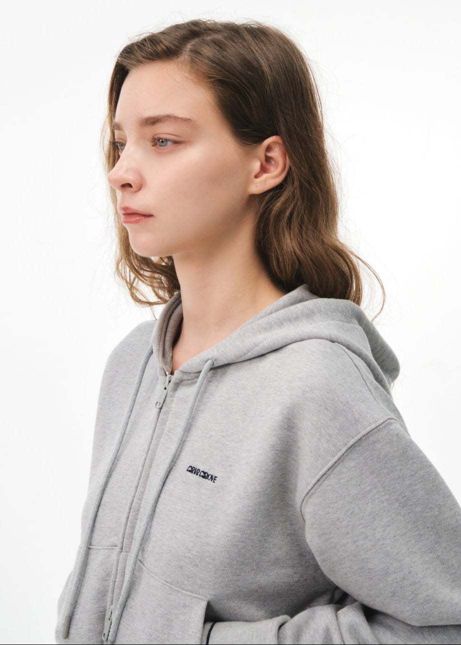 BETTE CROP HOOD ZIP-UP