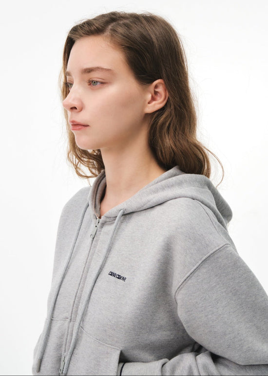 BETTE CROP HOOD ZIP-UP