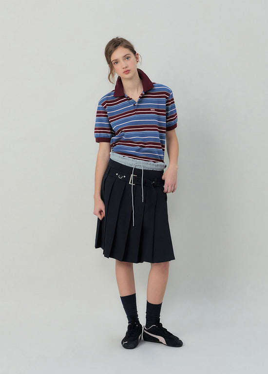 25SS CARELL STRIPE PIQUE SHIRT