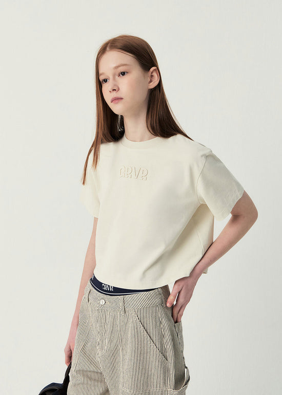 GRVR APPLIQUE T-SHIRT