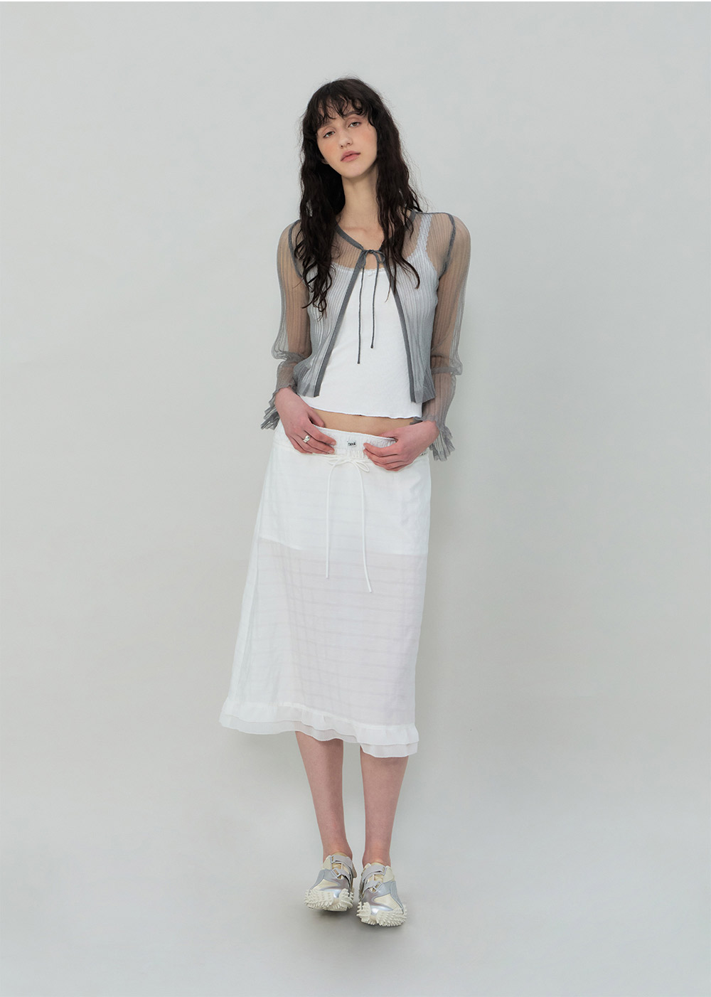【GROVE】 FREYA LAYERED SKIRT / 追跡付 GROVE ♥ FREYA LAYERED SKIRT /追跡付