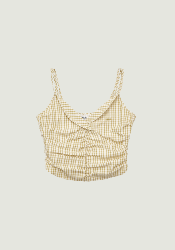 SARA CHECK SLEEVELESS