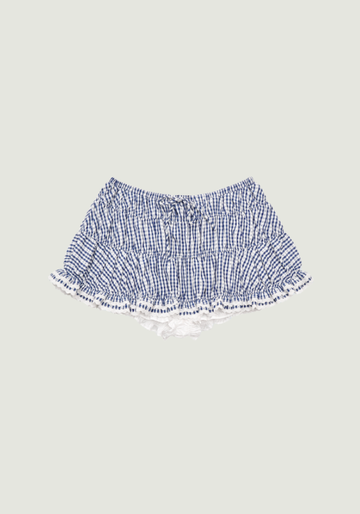 SARA CHECK SKIRT