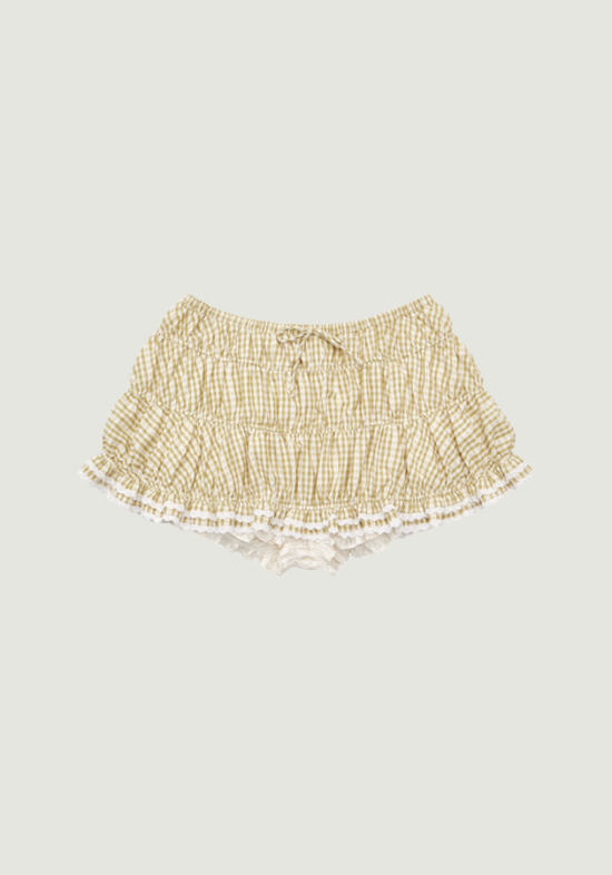SARA CHECK SKIRT