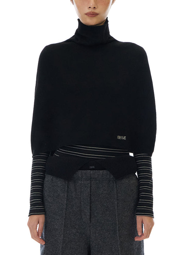 EVELYN KNIT CAPE