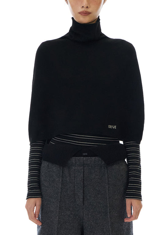 EVELYN KNIT CAPE