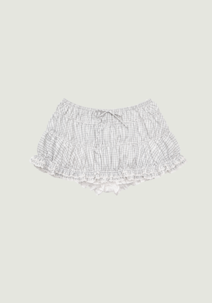 SARA CHECK SKIRT