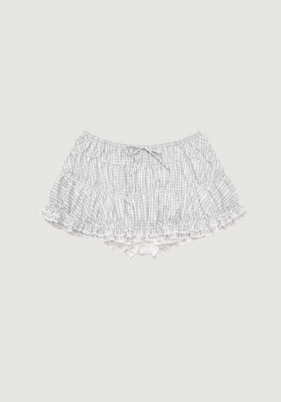 SARA CHECK SKIRT