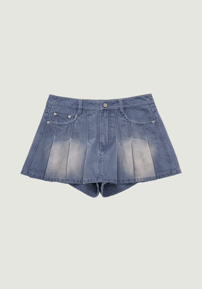 TASHA DENIM SKIRT PANTS