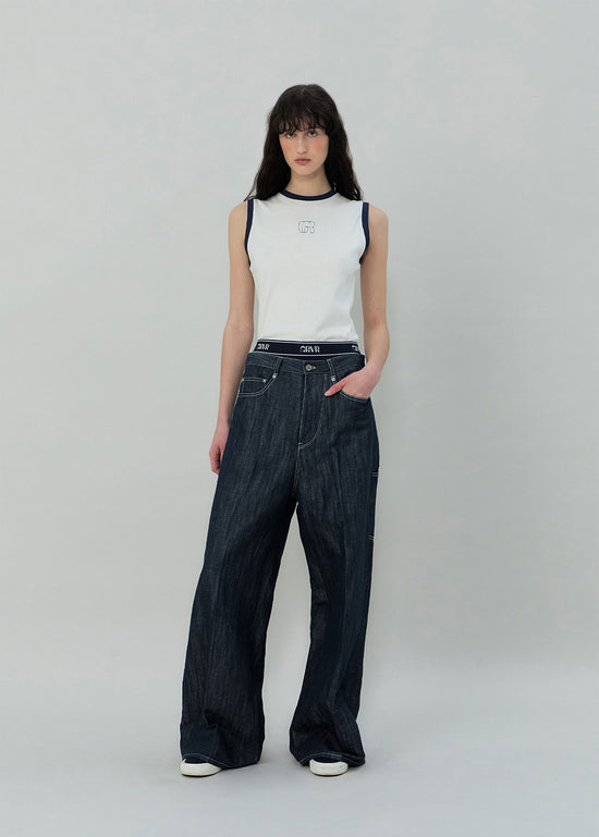 GR RINGER SLEEVELESS TOP