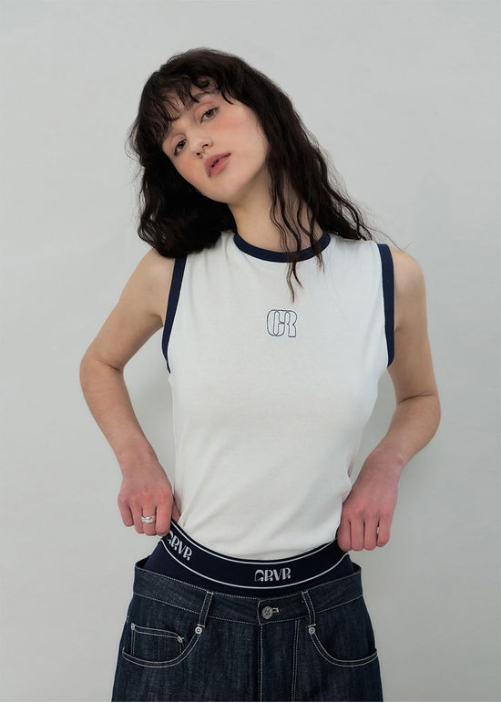 GR RINGER SLEEVELESS TOP