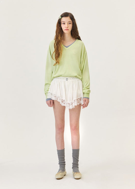 BLOOMER LAYERED SKIRT