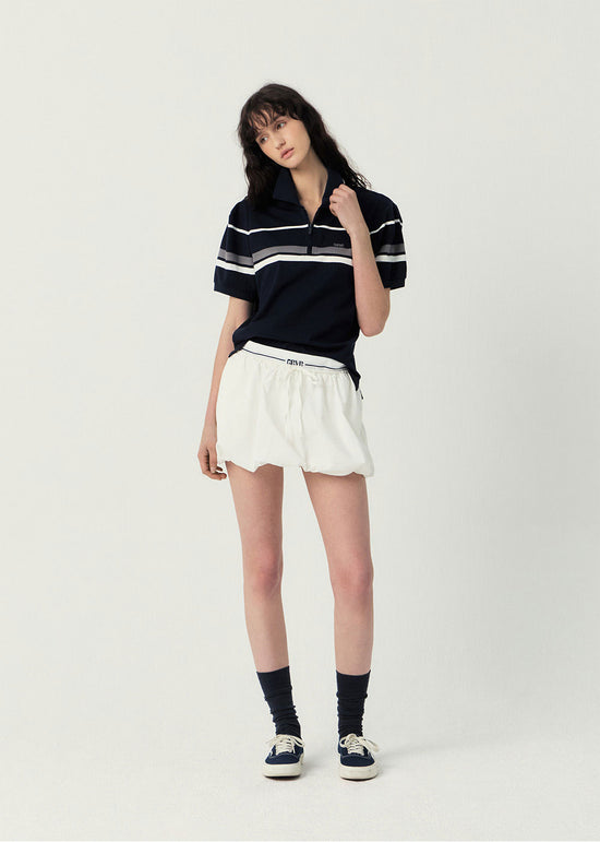 LIAM HALF ZIP-UP COLLAR T-SHIRT
